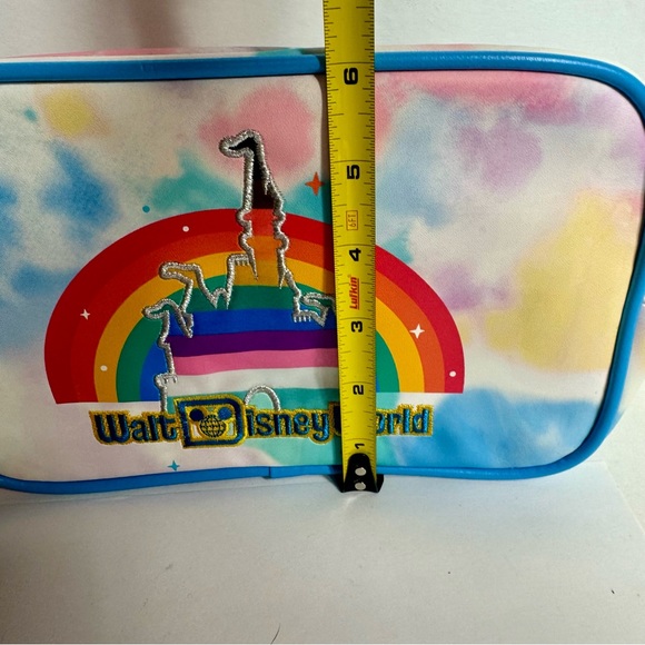 NWT. Disney Pride Collection crossbody hip fanny pack featuring a rainbow strap. - Picture 10 of 11